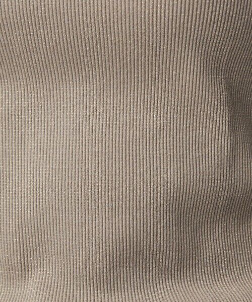 green label relaxing / グリーンレーベル リラクシング カットソー | ラメ リブ ボートネック カットソー | 詳細14