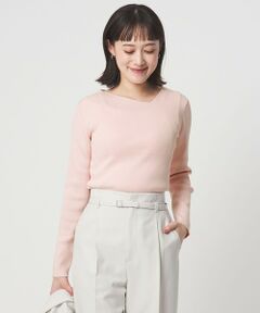 green label relaxing / グリーンレーベル リラクシング ニット・セーター | ＜1_OF MINE＞リブ アシンメトリー ネック プルオーバー ニット