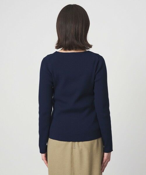 green label relaxing / グリーンレーベル リラクシング ニット・セーター | ＜1_OF MINE＞リブ アシンメトリー ネック プルオーバー ニット | 詳細19