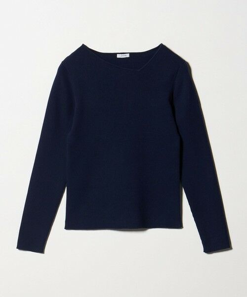 green label relaxing / グリーンレーベル リラクシング ニット・セーター | ＜1_OF MINE＞リブ アシンメトリー ネック プルオーバー ニット | 詳細24