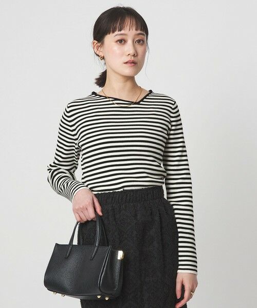 green label relaxing / グリーンレーベル リラクシング ニット・セーター | ＜1_OF MINE＞リブ アシンメトリー ネック プルオーバー ニット | 詳細24