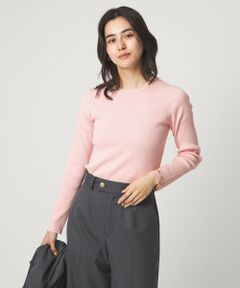 green label relaxing / グリーンレーベル リラクシング ニット・セーター | ＜1_OF MINE＞リブ クルーネック プルオーバー ニット ウォッシャブル