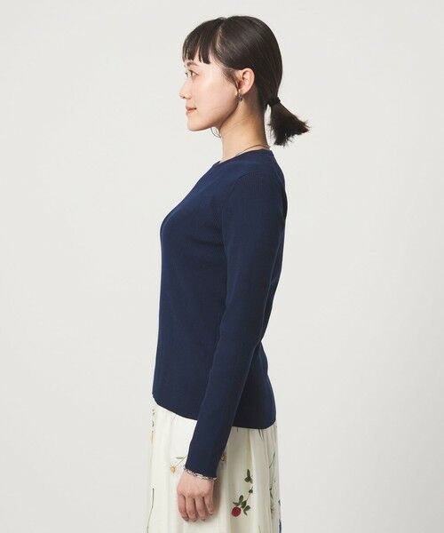 green label relaxing / グリーンレーベル リラクシング ニット・セーター | ＜1_OF MINE＞リブ クルーネック プルオーバー ニット ウォッシャブル | 詳細12