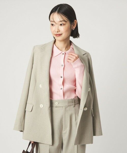 green label relaxing / グリーンレーベル リラクシング ニット・セーター | ＜1_OF MINE＞エリツキ リブ ニット | 詳細23