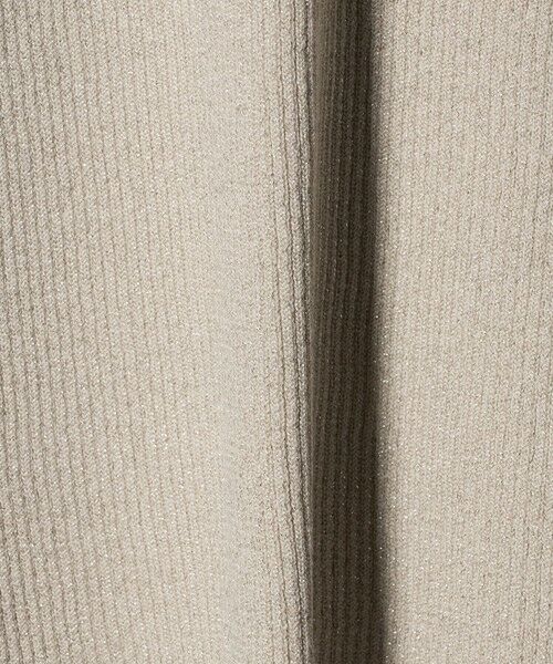 green label relaxing / グリーンレーベル リラクシング ニット・セーター | ラメ リブ クルーネック ニット プルオーバー | 詳細6