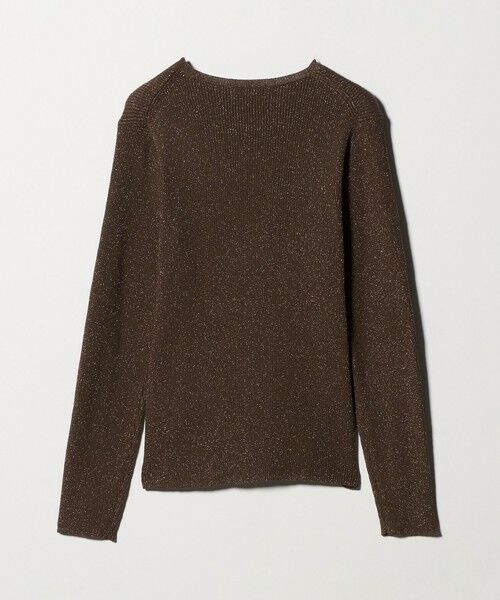 green label relaxing / グリーンレーベル リラクシング ニット・セーター | ラメ リブ クルーネック ニット プルオーバー | 詳細7