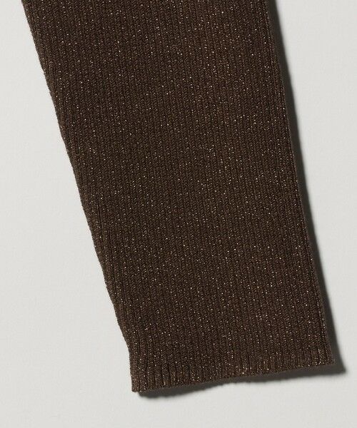 green label relaxing / グリーンレーベル リラクシング ニット・セーター | ラメ リブ クルーネック ニット プルオーバー | 詳細9