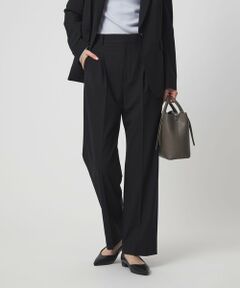 green label relaxing / グリーンレーベル リラクシング スラックス・ドレスパンツ | ［size SHORT/TALLあり］カチリラ ストレート パンツ ウォッシャブル ストレッチ