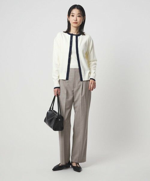 green label relaxing / グリーンレーベル リラクシング スラックス・ドレスパンツ | ［size SHORT/TALLあり］カチリラ ストレート パンツ ウォッシャブル ストレッチ | 詳細4