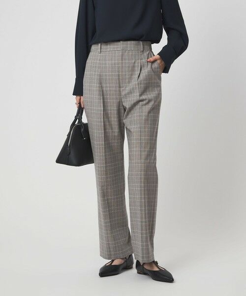 green label relaxing / グリーンレーベル リラクシング スラックス・ドレスパンツ | ［size SHORT/TALLあり］カチリラ ストレート パンツ ウォッシャブル ストレッチ | 詳細14