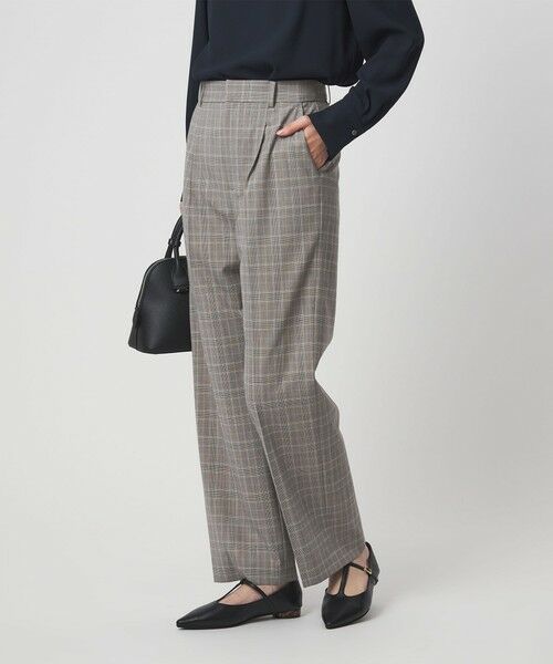 green label relaxing / グリーンレーベル リラクシング スラックス・ドレスパンツ | ［size SHORT/TALLあり］カチリラ ストレート パンツ ウォッシャブル ストレッチ | 詳細15