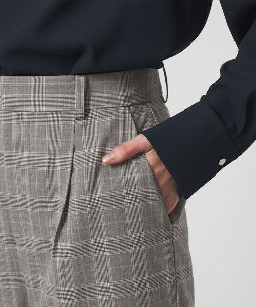 green label relaxing / グリーンレーベル リラクシング スラックス・ドレスパンツ | ［size SHORT/TALLあり］カチリラ ストレート パンツ ウォッシャブル ストレッチ | 詳細27