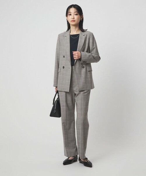 green label relaxing / グリーンレーベル リラクシング スラックス・ドレスパンツ | ［size SHORT/TALLあり］カチリラ ストレート パンツ ウォッシャブル ストレッチ | 詳細19