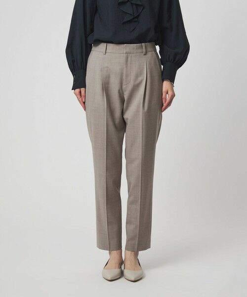 green label relaxing / グリーンレーベル リラクシング スラックス・ドレスパンツ | ［size SHORT/TALLあり］カチリラ テーパードパンツ ウォッシャブル ストレッチ | 詳細8