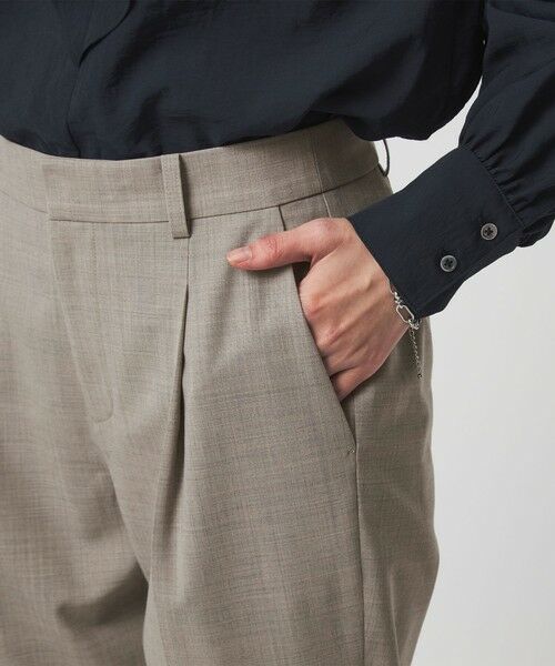 green label relaxing / グリーンレーベル リラクシング スラックス・ドレスパンツ | ［size SHORT/TALLあり］カチリラ テーパードパンツ ウォッシャブル ストレッチ | 詳細13