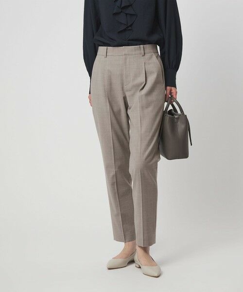 green label relaxing / グリーンレーベル リラクシング スラックス・ドレスパンツ | ［size SHORT/TALLあり］カチリラ テーパードパンツ ウォッシャブル ストレッチ | 詳細2