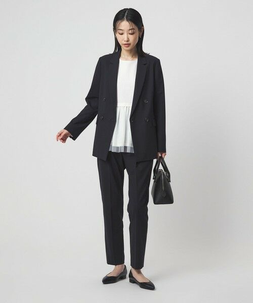 green label relaxing / グリーンレーベル リラクシング スラックス・ドレスパンツ | ［size SHORT/TALLあり］カチリラ テーパードパンツ ウォッシャブル ストレッチ | 詳細21