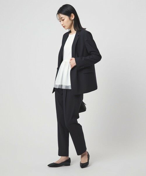 green label relaxing / グリーンレーベル リラクシング スラックス・ドレスパンツ | ［size SHORT/TALLあり］カチリラ テーパードパンツ ウォッシャブル ストレッチ | 詳細22