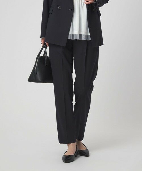 green label relaxing / グリーンレーベル リラクシング スラックス・ドレスパンツ | ［size SHORT/TALLあり］カチリラ テーパードパンツ ウォッシャブル ストレッチ | 詳細17