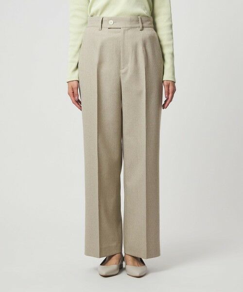 green label relaxing / グリーンレーベル リラクシング スラックス・ドレスパンツ | ［size SHORT/TALLあり］Greed グリード メランジ ストレート パンツ | 詳細12