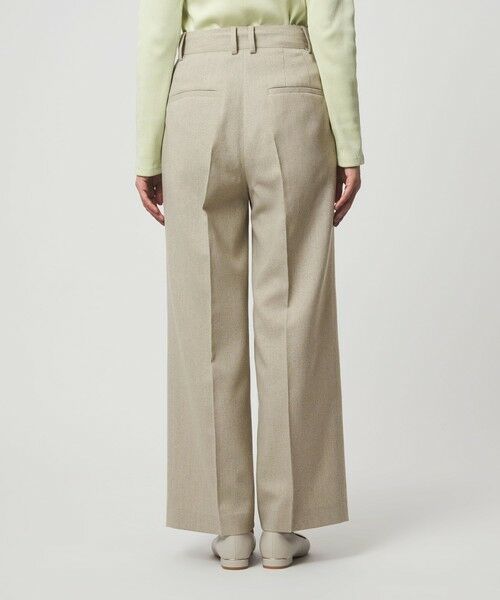 green label relaxing / グリーンレーベル リラクシング スラックス・ドレスパンツ | ［size SHORT/TALLあり］Greed グリード メランジ ストレート パンツ | 詳細14