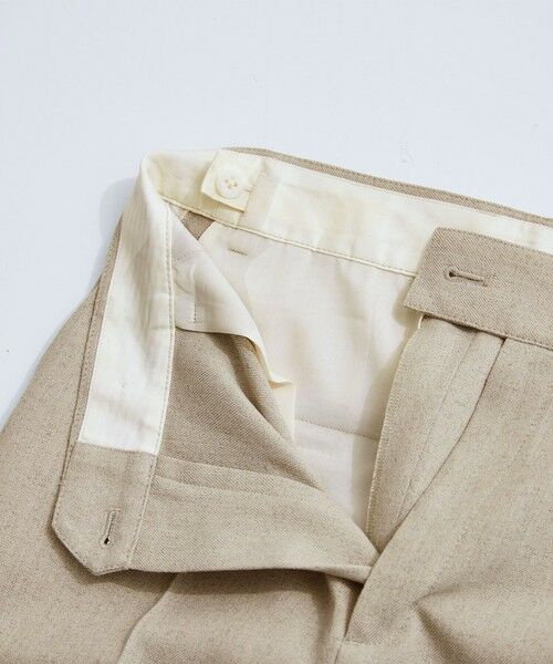 green label relaxing / グリーンレーベル リラクシング スラックス・ドレスパンツ | ［size SHORT/TALLあり］Greed グリード メランジ ストレート パンツ | 詳細20