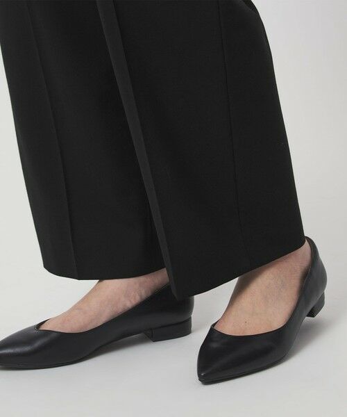 green label relaxing / グリーンレーベル リラクシング スラックス・ドレスパンツ | ［size SHORT/TALLあり］カチリラ ストレート パンツ ブラック | 詳細11