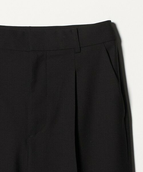 green label relaxing / グリーンレーベル リラクシング スラックス・ドレスパンツ | ［size SHORT/TALLあり］カチリラ ストレート パンツ ブラック | 詳細16