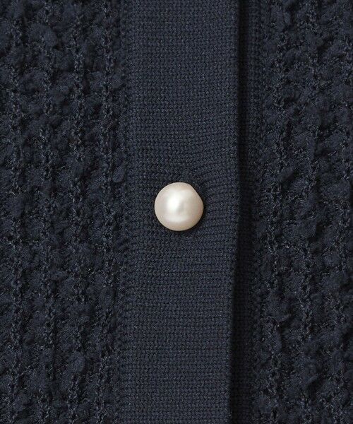 green label relaxing / グリーンレーベル リラクシング ベスト | パイピング ペプラム ニット ジレ | 詳細30