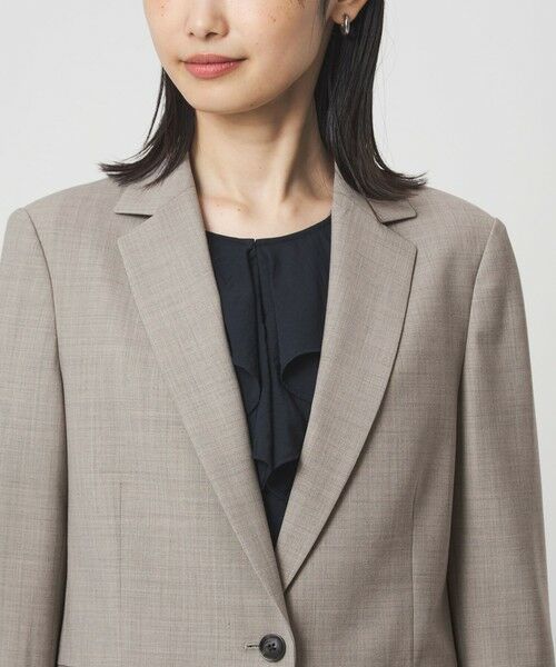 green label relaxing / グリーンレーベル リラクシング テーラードジャケット | ［size SHORTあり］カチリラ シングル テーラード ジャケット ウォッシャブル ストレッチ | 詳細8