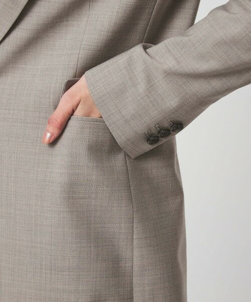 green label relaxing / グリーンレーベル リラクシング テーラードジャケット | ［size SHORTあり］カチリラ シングル テーラード ジャケット ウォッシャブル ストレッチ | 詳細10