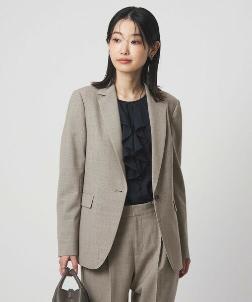 green label relaxing / グリーンレーベル リラクシング テーラードジャケット | ［size SHORTあり］カチリラ シングル テーラード ジャケット ウォッシャブル ストレッチ | 詳細2