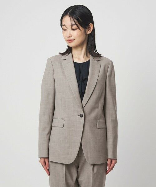 green label relaxing / グリーンレーベル リラクシング テーラードジャケット | ［size SHORTあり］カチリラ シングル テーラード ジャケット ウォッシャブル ストレッチ | 詳細5