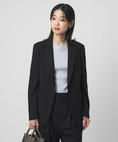 green label relaxing / グリーンレーベル リラクシング テーラードジャケット | ［size SHORTあり］カチリラ シングル テーラード ジャケット ウォッシャブル ストレッチ | 詳細23