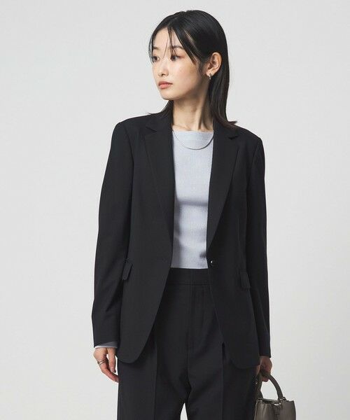 green label relaxing / グリーンレーベル リラクシング テーラードジャケット | ［size SHORTあり］カチリラ シングル テーラード ジャケット ウォッシャブル ストレッチ | 詳細18