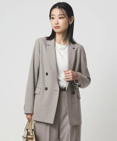 green label relaxing / グリーンレーベル リラクシング テーラードジャケット | ［size SHORTあり］カチリラ ダブル ジャケット  ウォッシャブル ストレッチ