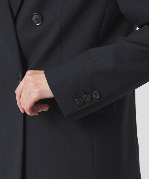 green label relaxing / グリーンレーベル リラクシング テーラードジャケット | ［size SHORTあり］カチリラ ダブル ジャケット  ウォッシャブル ストレッチ | 詳細18