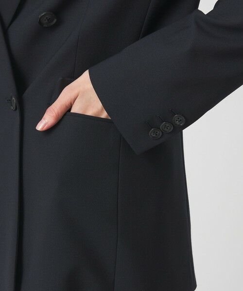 green label relaxing / グリーンレーベル リラクシング テーラードジャケット | ［size SHORTあり］カチリラ ダブル ジャケット  ウォッシャブル ストレッチ | 詳細19