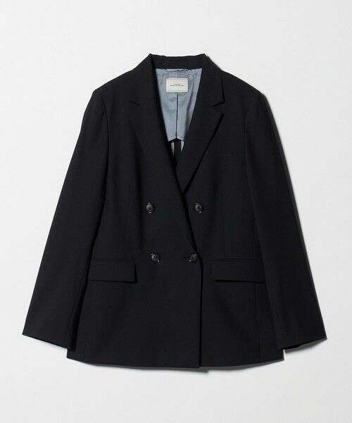 green label relaxing / グリーンレーベル リラクシング テーラードジャケット | ［size SHORTあり］カチリラ ダブル ジャケット  ウォッシャブル ストレッチ | 詳細18