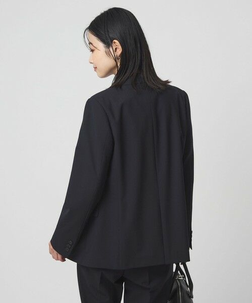 green label relaxing / グリーンレーベル リラクシング テーラードジャケット | ［size SHORTあり］カチリラ ダブル ジャケット  ウォッシャブル ストレッチ | 詳細11