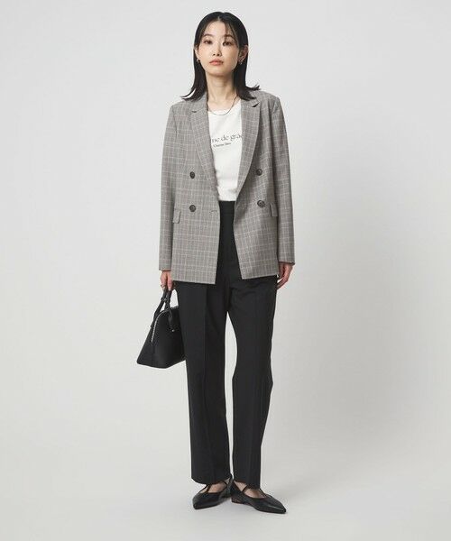 green label relaxing / グリーンレーベル リラクシング テーラードジャケット | ［size SHORTあり］カチリラ ダブル ジャケット  ウォッシャブル ストレッチ | 詳細21