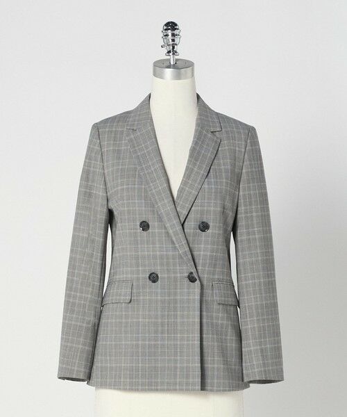 green label relaxing / グリーンレーベル リラクシング テーラードジャケット | ［size SHORTあり］カチリラ ダブル ジャケット  ウォッシャブル ストレッチ | 詳細24