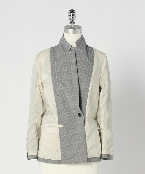 green label relaxing / グリーンレーベル リラクシング テーラードジャケット | ［size SHORTあり］カチリラ ダブル ジャケット  ウォッシャブル ストレッチ | 詳細29