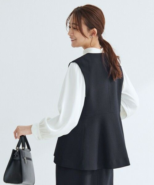 green label relaxing / グリーンレーベル リラクシング ベスト | ［size SHORTあり］fleurie(フルリー) ペプラム ジレ | 詳細27