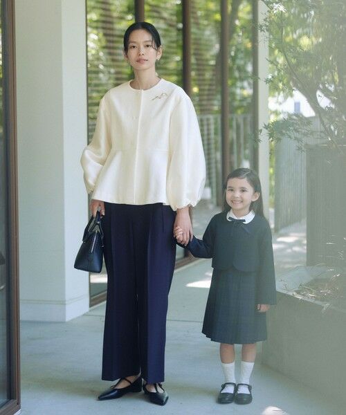 green label relaxing / グリーンレーベル リラクシング ノーカラージャケット | ［size SHORTあり］フルリー フォルム ジャケット | 詳細5