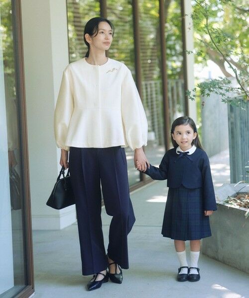 green label relaxing / グリーンレーベル リラクシング ノーカラージャケット | ［size SHORTあり］フルリー フォルム ジャケット | 詳細6