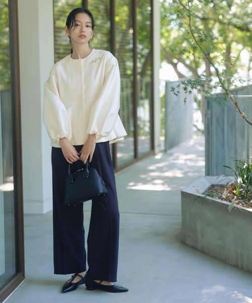 green label relaxing / グリーンレーベル リラクシング ノーカラージャケット | ［size SHORTあり］フルリー フォルム ジャケット | 詳細7