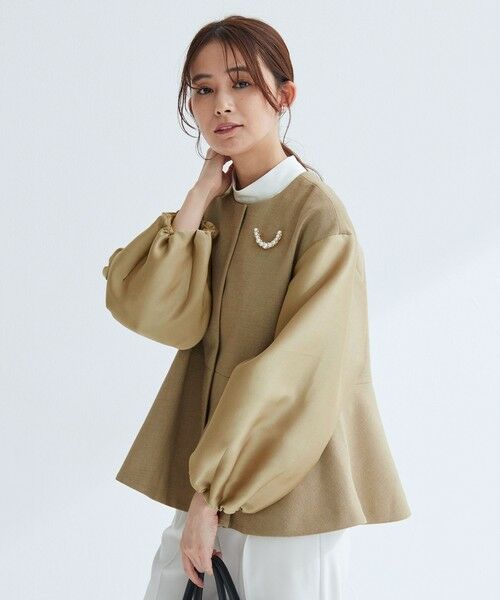 green label relaxing / グリーンレーベル リラクシング ノーカラージャケット | ［size SHORTあり］フルリー フォルム ジャケット | 詳細19