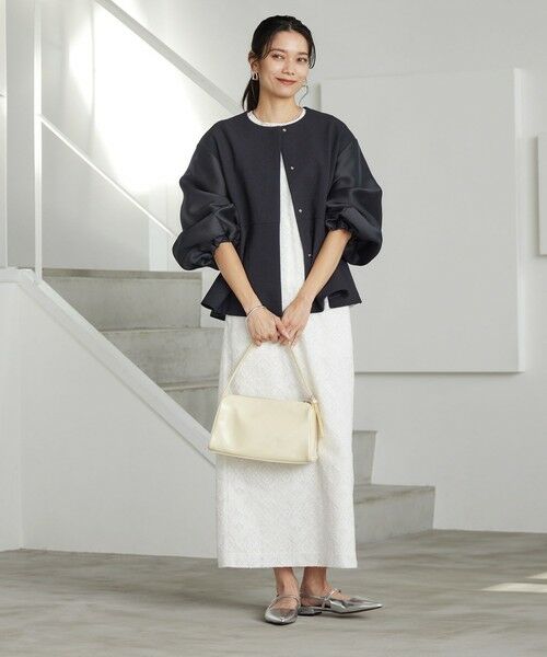 green label relaxing / グリーンレーベル リラクシング ノーカラージャケット | ［size SHORTあり］フルリー フォルム ジャケット | 詳細24