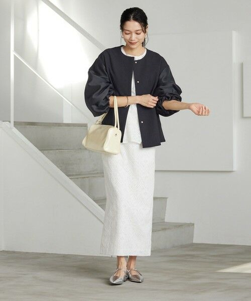 green label relaxing / グリーンレーベル リラクシング ノーカラージャケット | ［size SHORTあり］fleurie(フルリー) フォルム ジャケット | 詳細24